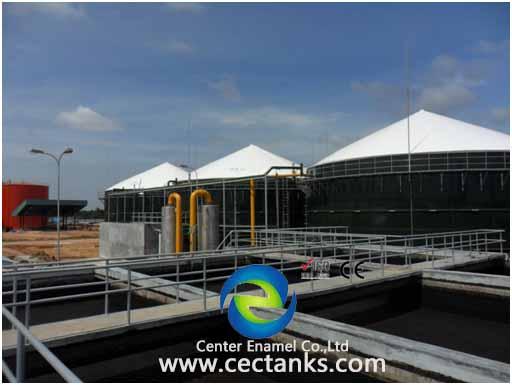 20 m3 क्षमता के जीएफएस टैंक अपशिष्ट जल उपचार संयंत्र WWTP औद्योगिक और नगरपालिका परियोजना के लिए 1