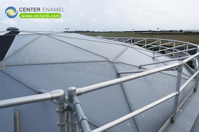 कार्बन स्टील टैंक के लिए संक्षारण प्रतिरोधी एल्यूमीनियम गुंबद छत 0