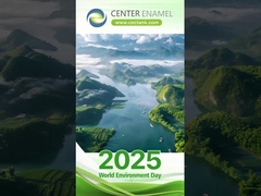 केंद्र इनामेलः पारिस्थितिकी के एक नए अध्याय को आकर्षित करने के लिए कलम के रूप में पानी का उपयोग करना