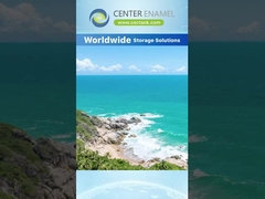 ग्लास फ्यूज्ड टू स्टील अपशिष्ट जल टैंकों के साथ एक सेवा जीवन 30 साल