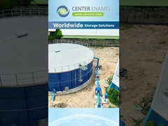 झिल्ली छत के साथ उच्च प्रदर्शन कांच स्टील के लिए फ्यूज जीएफएस टैंक