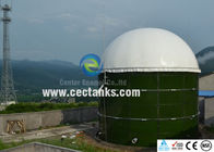 डबल इमेल कोटिंग तरल भंडारण टैंक / एल्यूमीनियम गुंबद छत भंडारण टैंक