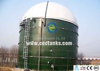 औद्योगिक ग्लास अस्तरित जल भंडारण टैंक, गैस / तरल पोर्सिलेन इनामेल ग्लास अस्तरित टैंक