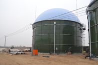 बायोगैस/गर्बजल उपचार में स्टील निर्माण टैंक में अनैरोबिक डाइजेस्टर ग्लास लाइन किया गया