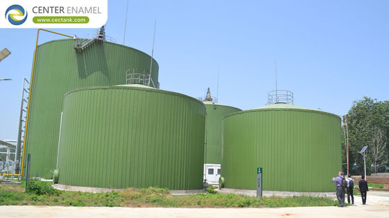 AWWA D103-09 मानकों को पूरा करने वाले बोल्ट स्टील बायोगैस भंडारण टैंकः बायोगैस भंडारण के लिए एक विश्वसनीय समाधान