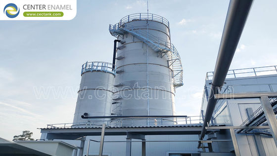 80औद्योगिक सीवेज ट्रीटमेंट प्लांट के लिए 1000 गैलन स्टेनलेस स्टील स्लैग स्टोरेज टैंकः एक मजबूत और विश्वसनीय समाधान
