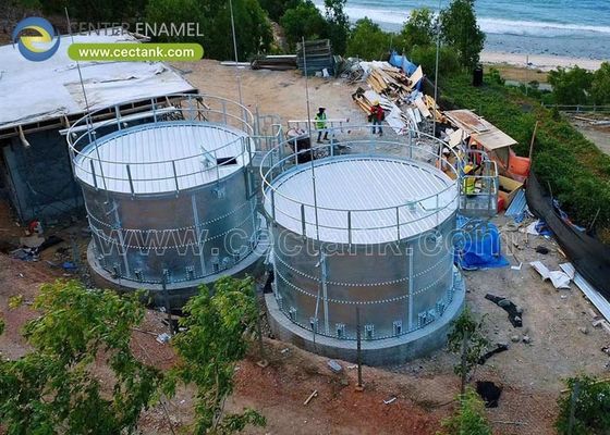 लैंडस्केप सिंचाई जल भंडारण के लिए गैल्वेनाइज्ड स्टील टैंक