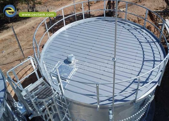 आधुनिक एक्वाकल्चर सुविधाओं में तालाब के पानी के भंडारण के लिए गैल्वेनाइज्ड टैंक