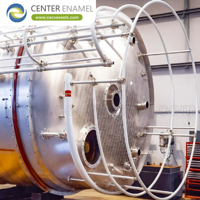 सेंटर इनेमल भाप संघनन फ्लैश ड्रम के लिए कम रखरखाव विभाजक दबाव वाहिकाओं के साथ दक्षता का अनुकूलन