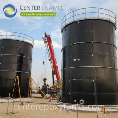 FBE Coated Tank for Textile Wastewater Treatment- Resists the chemical demands of various dyes and processing liquids.