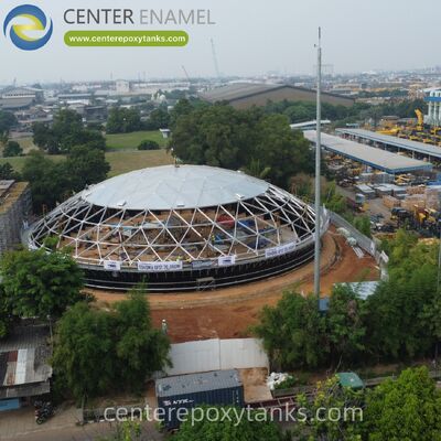 वेल्डेड स्टेनलेस स्टील कुकिंग ऑयल संग्रह के लिए एल्यूमीनियम गुंबद छतः प्रभावी रूप से कार्बनिक गंध शामिल है और बाहरी प्रदूषकों को संग्रह पोत में प्रवेश करने से रोकता है