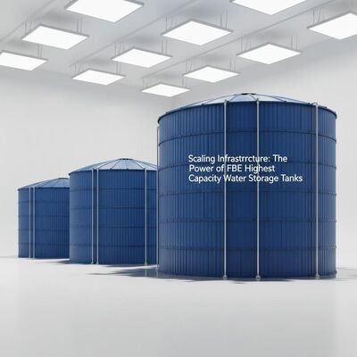 स्केलिंग इन्फ्रास्ट्रक्चरः एफबीई उच्चतम क्षमता वाले जल भंडारण टैंकों की शक्ति
