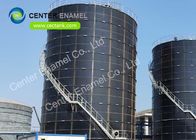 30000 गैलन स्टेनलेस स्टील उद्योग रासायनिक संयंत्र / खाद्य प्रसंस्करण कारखाने के लिए पानी के टैंक