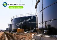 अपशिष्ट जल उपचार संयंत्र के लिए 30000 गैलन ग्लास अस्तरित स्टील औद्योगिक तरल टैंक