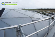 तेल गैस पेट्रोकेमिकल जल उपचार सुविधाओं के लिए स्पष्ट स्पैन एल्यूमीनियम जियोडेसिक गुंबद छत