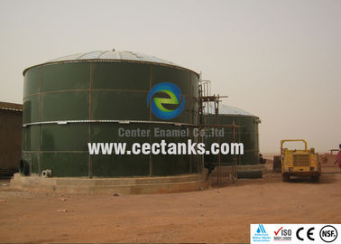 ग्लास लेपित स्टील औद्योगिक पानी के टैंक / 50000 गैलन पानी के भंडारण टैंक
