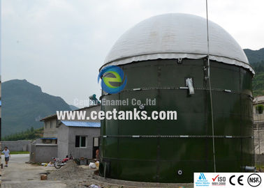 अनायरोबिक कृषि जैव गैस भंडारण टैंक डाइजेस्टर पानी टैंक अनुकूलित क्षमता