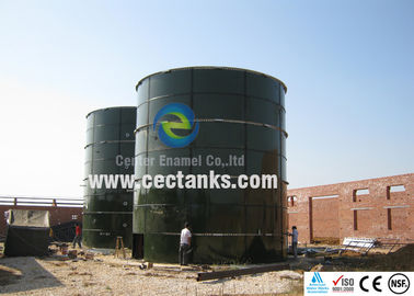 ग्लास कोटिंग लीचेट स्टोरेज टैंक / 10000 गैलन स्टील वाटर टैंक