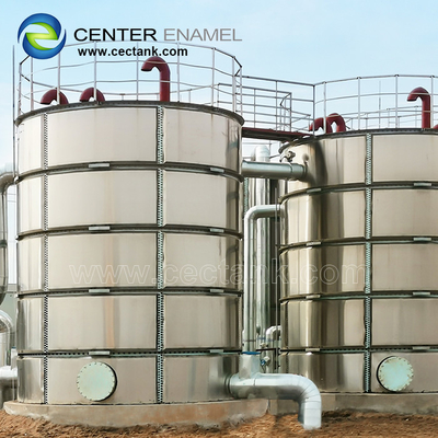 कृषि सिंचाई जल परियोजनाओं के लिए स्टेनलेस स्टील बेलनाकार स्टील पानी टैंक