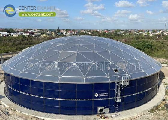 बड़ी क्षमता वाले अनाज भंडारण के लिए ग्लासियस इनामेल लेपित बोल्ट स्टील साइलो