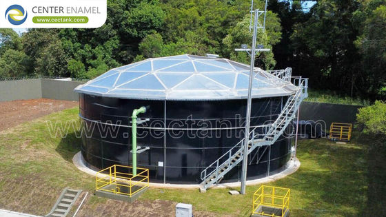 स्व-समर्थन संरचना गुयाना तेल और गैस भंडारण टैंकों के लिए बाहरी तैरती छत