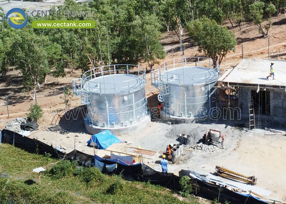 केंद्र तामचीनी के उच्चतम जस्ती इस्पात आवासीय वर्षा जल भंडारण टैंक