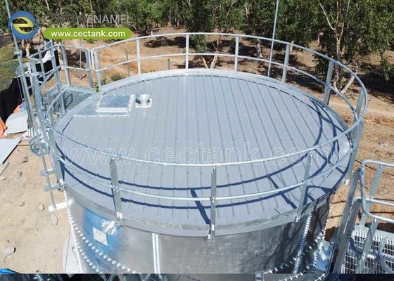 निर्माण स्थलों पर जल भंडारण के लिए बहुमुखी जस्ती स्टील के बोल्ट टैंक