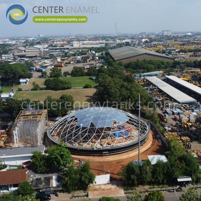 समुद्री जल निर्जलीकरण टैंकों के लिए एल्यूमीनियम गुंबद की छतः कठोर, नमकीन वातावरण का सामना करने के लिए निर्मित