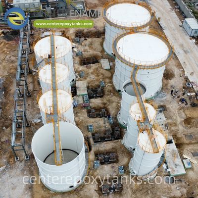 FBE Coated Tank for Cassava Processing Wastewater Treatment- Ensures secure storage for effluents rich in organic matter and solids.
