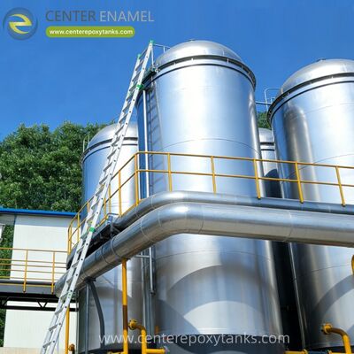 गोल ईंधन भंडारण के लिए वेल्डेड स्टील टैंक: एक गोल डिजाइन है कि दबाव वितरण और संरचनात्मक स्थिरता का अनुकूलन की विशेषता है