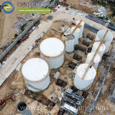 वेयरहाउस फायर वॉटर सप्लाई टैंक के रूप में बोल्टेड स्टील टैंक: लॉजिस्टिक्स और स्टोरेज हब की सुरक्षा के लिए डिज़ाइन की गई बड़ी क्षमता वाली प्रणालियाँ।