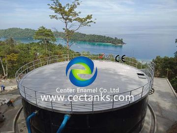 औद्योगिक जल भंडारण के लिए किफायती तामचीनी टैंक / ग्लास लेपित स्टील टैंक