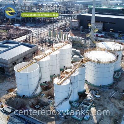 एक्वाकल्चर अपशिष्ट जल टैंक के रूप में बोल्ट स्टील टैंकः नमक संक्षारण का विरोध करते हुए मछली पालन के लिए बड़ी मात्रा में पानी का प्रबंधन करता है।