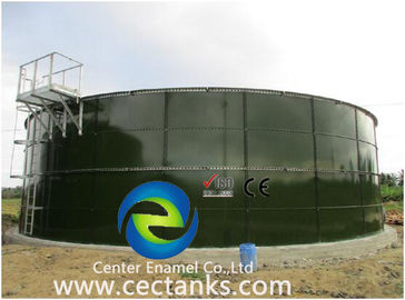 एसिड प्रूफ 500000 गैलन सेंटर इनामेल असेंबली टैंक / ग्लास अस्तर स्टील टैंक