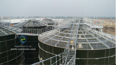 इस्पात टैंकों / अपशिष्ट जल उपचार प्रक्रिया टैंकों में गुणवत्ता वाले ग्लास का उपयोग करना