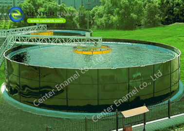 अपशिष्ट जल उपचार संयंत्र के लिए 10000 गैलन ग्लास अस्तरित स्टील अपशिष्ट जल भंडारण टैंक