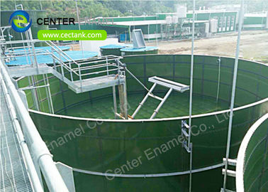 अपशिष्ट जल उपचार संयंत्र के लिए 60000 गैलन बोल्ट स्टेनलेस स्टील कीचड़ रखने वाले टैंक