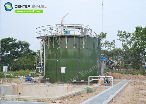 20m3 स्टेनलेस स्टील के बोल्ट टैंक रासायनिक अपशिष्ट जल उपचार