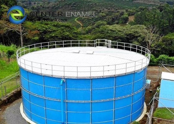 पीने के पानी के भंडारण परियोजना के लिए NSF 61 ग्लास अस्तरित स्टील औद्योगिक पानी टैंक