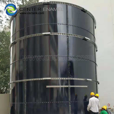 0.40 मिमी कोटिंग ग्लास फ्यूज्ड स्टील टैंक अपशिष्ट जल भंडारण टैंक परियोजना