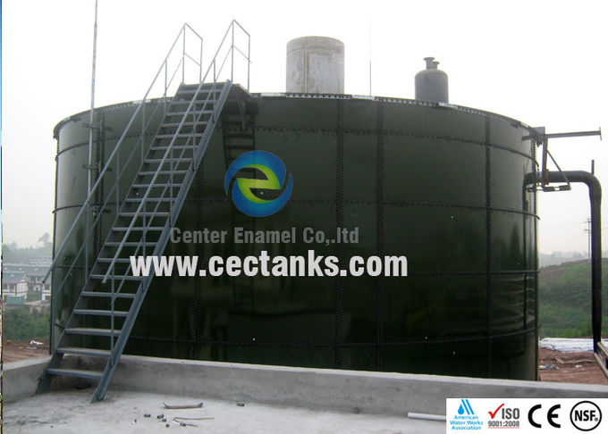 पीने का पानी चीनी मिट्टी के बरतन तामचीनी ग्लास अस्तर टैंक, बड़ी क्षमता का ग्लास लेपित स्टील टैंक 1