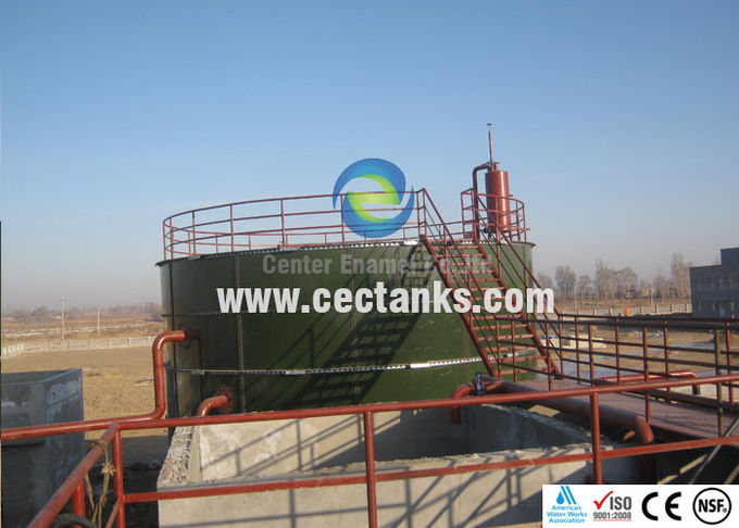 पीने का पानी चीनी मिट्टी के बरतन तामचीनी ग्लास अस्तर टैंक, बड़ी क्षमता का ग्लास लेपित स्टील टैंक 0