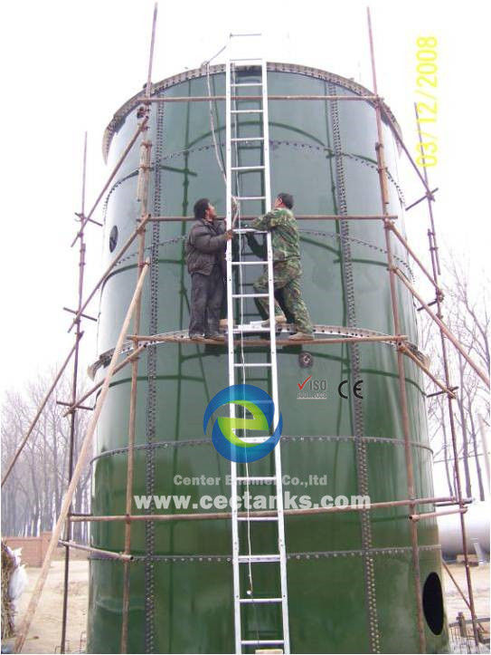औद्योगिक अपशिष्ट जल उपचार संयंत्र के लिए बायो-स्लैड एनाएरोबिक डाइजेस्टर टैंक 0